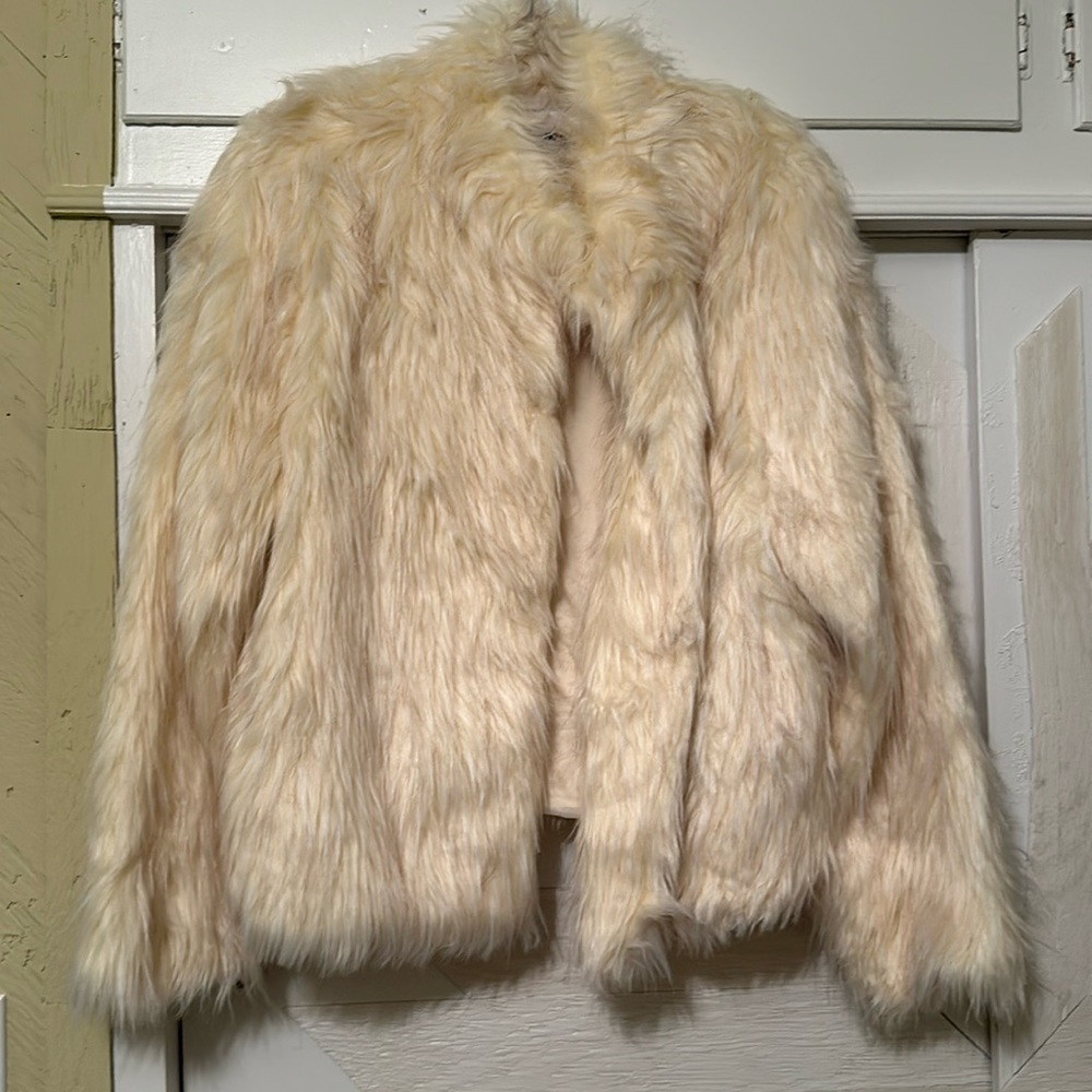 Faux fur jacket